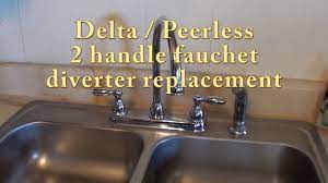 rless 2 handle faucet diverter