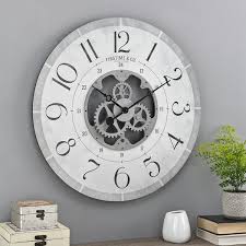 Silver Carlisle Gears Clock