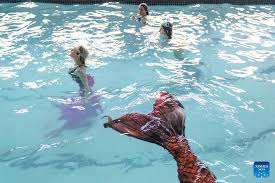 mermaid swimming courses increasingly