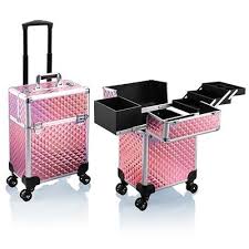 cosmetic suitcase trolley