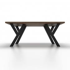 4x Metal Table Legs Y Shaped Y8060