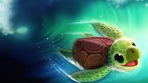 fantasy turtle hd wallpaper by cryptid