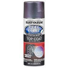 Rust Oleum Automotive 11 Oz L Coat Metallic Color Shift Rubber Coating Spray Paint 6 Pack