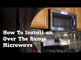 Install An Over The Range Microwave