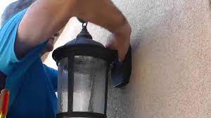 how to install outdoor light fixtures