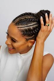 20 braided buns for black hair for