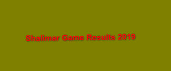 Super Fast Shalimar Game Live Results 2019 Records Chart