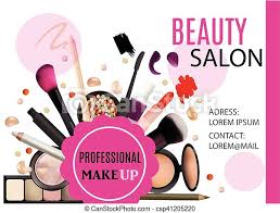 Create free beauty salon flyers, posters, social media graphics and videos in minutes. Beauty Salon Design Cosmetic Products Professional Make Up Care Printable Template For Business Banner Poster Voucher Canstock