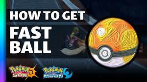 HOW TO GET Fast Ball in Pokemon Sun and Moon - YouTube