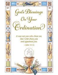 ordination card s blessings