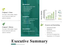 Executive Summary Powerpoint Templates Microsoft