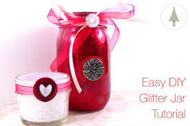 how to make glitter jars using supplies