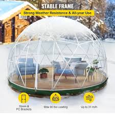 vevor bubble tent 12 ft x 12 ft x 7 2