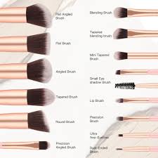14pcs cosmetic soft makeup brushes
