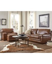 Furniture Myars Leather Sofa Collection