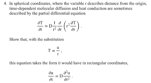 Solved 4 In Spherical Coordinates