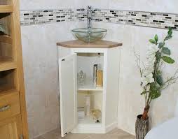 Bathroom Vanity Corner Unit Oak Sink