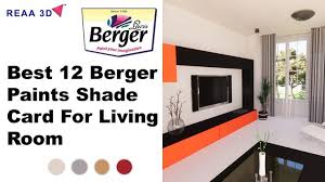 Berger Paints Color Shades For Living