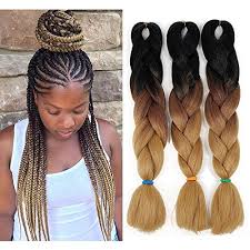Human hair extensions can be very expensive, but they also can last for months longer than synthetic versions. Ombre Braiding Hair 24 Inch 100g Crochet Braids Kanekalon Braiding Hair Synthetic Hair Extension 24inch 3packs Ombre Black Brown Wantitall