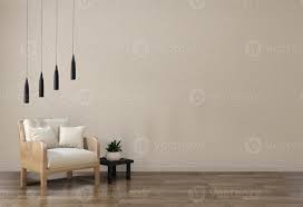 minimalist modern zen living room with