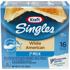 kraft singles white american cheese