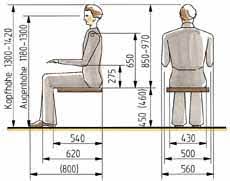 Einfache sitzbänke, sitzhöhe 30 cm, sitzbreite 100 cm. Schreinerwissen Grundsatze Des Mobelentwurfs Folge 2
