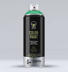 Green Color Paint Spray Diy Quick