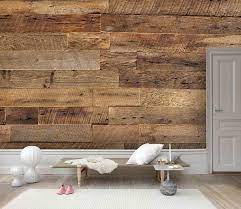 3d Wood Grain Wallpaper Brown Wall