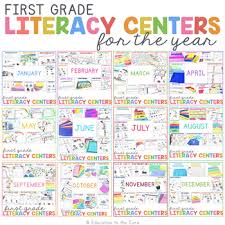First Grade Literacy Centers