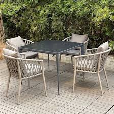 Garden Balcony Dining Set Table And