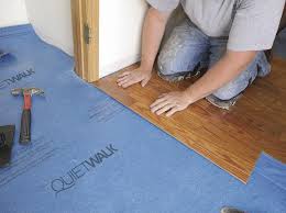 lay underlayment for laminate flooring