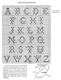 Cross Stitch Alphabet Chart For Monograms Vtns Fan Freebie