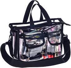 um clear pvc makeup artist set bag