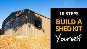 10 steps for building a shed kit