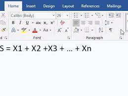 Subscript And Superscript In Word
