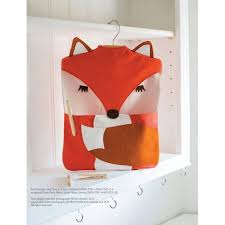 Fox Clothespin Bag Sewing Pattern