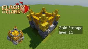 build clash of clans gold storage level