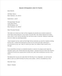 Free 9 Sample Resignation Letters In Pdf Doc