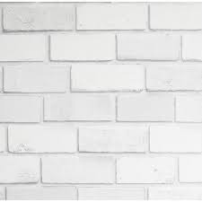 Arthouse Diamond White Brick Vinyl