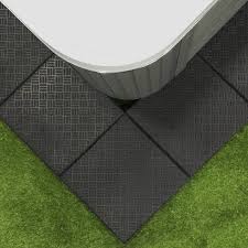 X Tile Non Slip Rubber Tile For X Grid