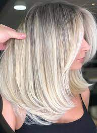 A shattered, shaggy bob is a great choice of medium length hairstyles for thin hair. Gorgeous Bright Blonde Medium Hairstyles Trends For 2018 Stylesmod Medium Length Hair Styles Medium Hair Styles Medium Length Hair Straight