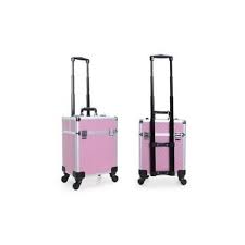 professional makeup box with trolley