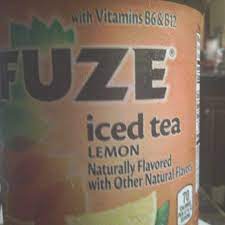 fuze iced tea and nutrition facts