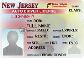 new jersey driving license