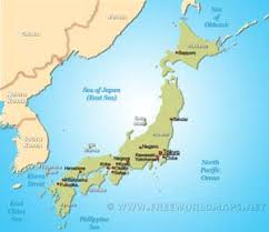 Large detailed map of japan with cities. Japan Physical Map