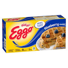 eggo blueberry flavour waffles