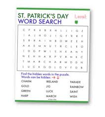 Jul 25, 2021 · printable hidden word puzzles free / free patriot day september 11th word search puzzle worksheet activity. St Patrick S Day Word Searches Free Printables From Easy To Difficult
