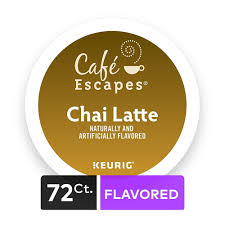 café escapes chai latte k cup pods 72