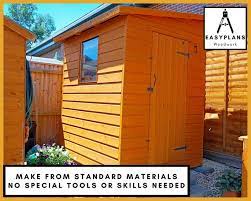 Storage Shed Plans 6ft X 5ft Single