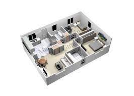 floor plan 3d free 3d model cgtrader